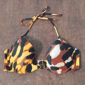 ❤ Victoria's Secret Camo Tie Bikini Top